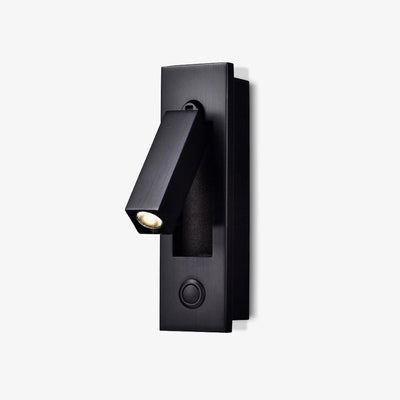 Modern Wall Sconce with Adjustable LED Light Metal and Glass Design for Bedroom White 1