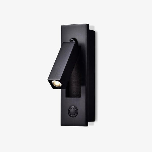 Modern Wall Sconce with Adjustable LED Light Metal and Glass Design for Bedroom White 1