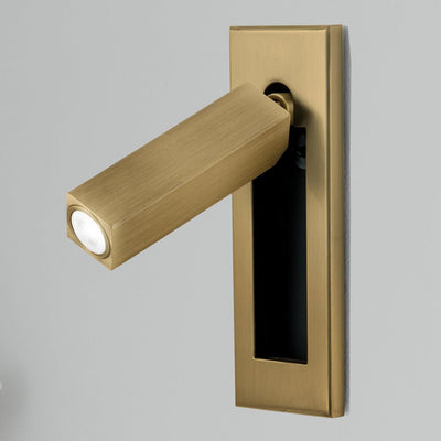 Modern Wall Sconce with Adjustable LED Light Metal and Glass Design for Bedroom White 21