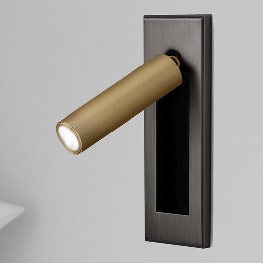 Modern Wall Sconce with Adjustable LED Light Metal and Glass Design for Bedroom White 22