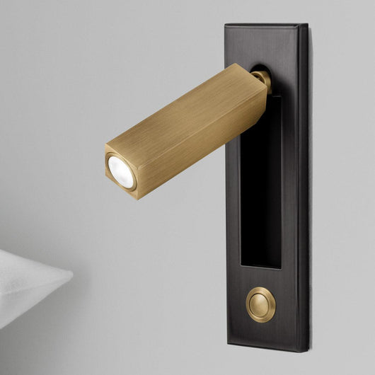 Modern Wall Sconce with Adjustable LED Light Metal and Glass Design for Bedroom White 23