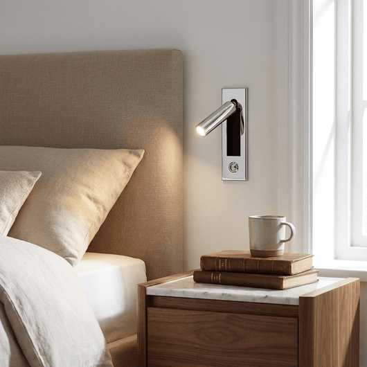Modern Wall Sconce with Adjustable LED Light Metal and Glass Design for Bedroom White 4