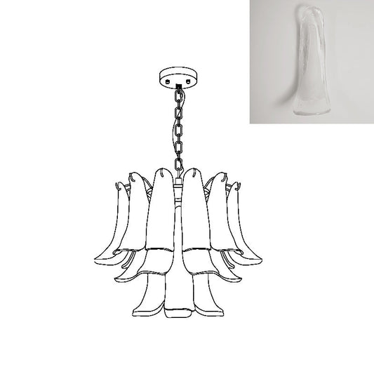 Murano Crystal | Elegant Handcrafted Glass Chandelier 0