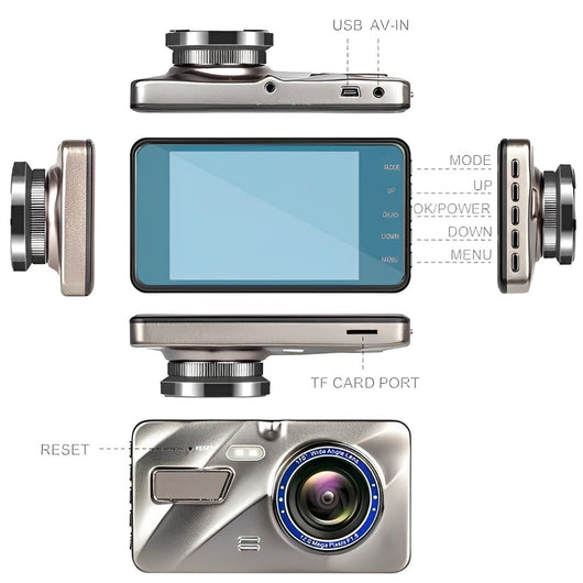 NexaCore | Dash Cam for Car with Night Vision and Dual Cameras for Front and Rear Coverage 2