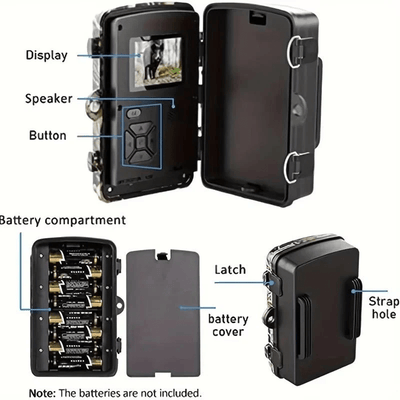 NexaCore | Night Vision Security Camera with Dual-Mode Sensors for Wildlife Monitoring 6