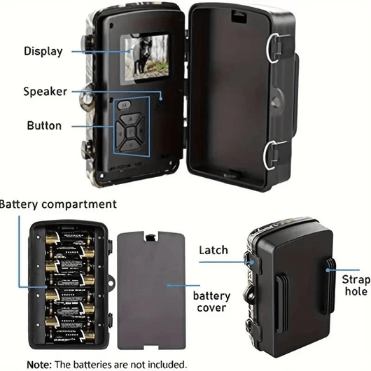 NexaCore | Night Vision Security Camera with Dual-Mode Sensors for Wildlife Monitoring 6