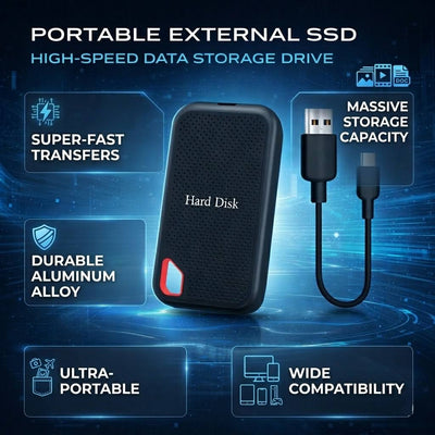 NexaCore | Portable SSD External Hard Drive with High-Speed Transfers for Secure Data Storage 3