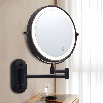NexaCore | Shower Mirror for Shaving with 360° Rotation and Adjustable LED Lighting 4