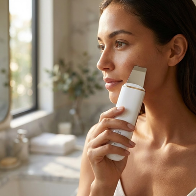 NexaCore | Ultrasonic Skin Scrubber with Four Modes for Deep Cleansing and Serum Infusion 2
