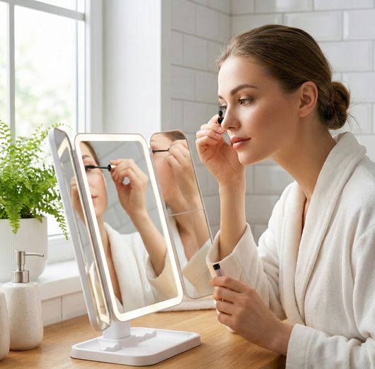 NexaGlow | LED Vanity Mirror with Adjustable Brightness for Flawless Makeup Application 3