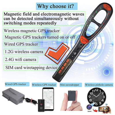 NexaGuard | GPS Tracker Detector with Wide Detection Range for Personal Privacy Protection 1