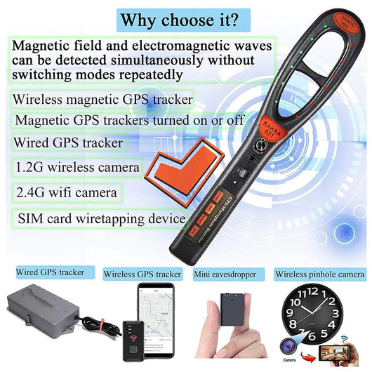 NexaGuard | GPS Tracker Detector with Wide Detection Range for Personal Privacy Protection 1