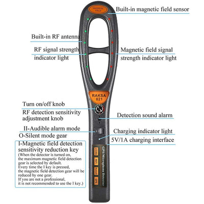 NexaGuard | GPS Tracker Detector with Wide Detection Range for Personal Privacy Protection 5
