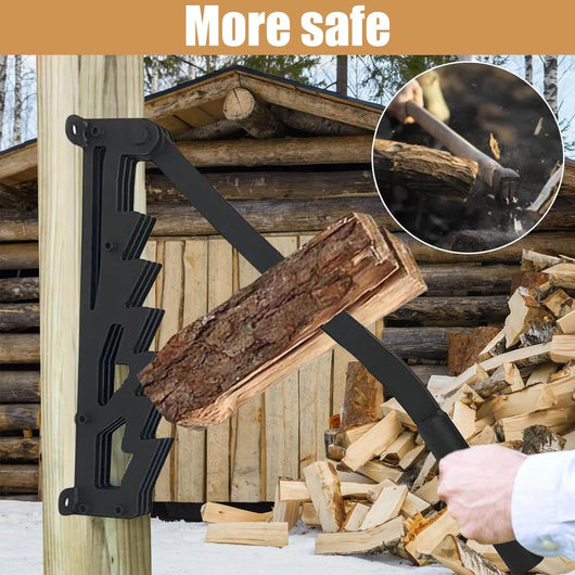 NexaSplit | Firewood Splitter with Durable Wall-Mounted Design for Efficient Kindling Preparation 3