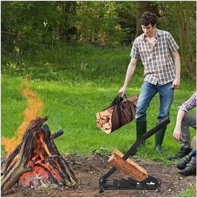 NexaSplit | Firewood Splitter with Durable Wall-Mounted Design for Efficient Kindling Preparation 6