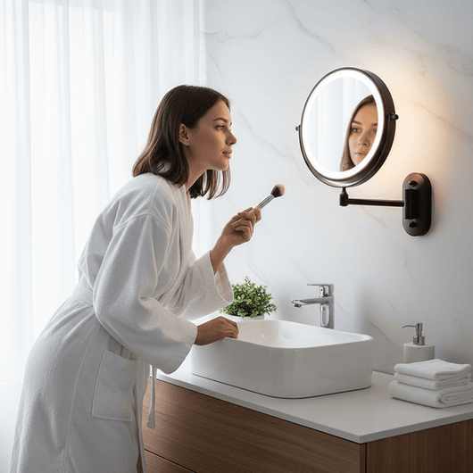 Nexa | Magnifying Makeup Mirror with LED Light and 10X Magnification for Precision Grooming 1