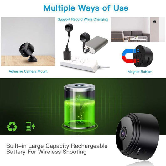 Nexa | Mini Camera with Night Vision and Magnetic Base for Home Security Monitoring 7