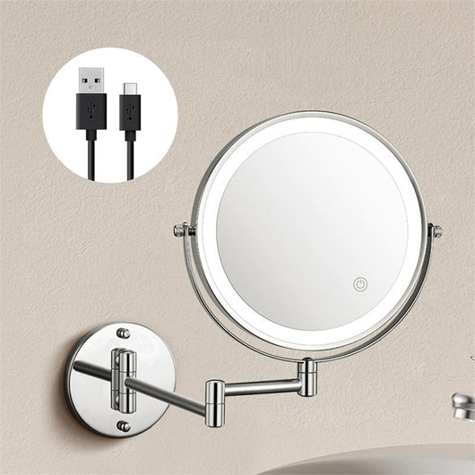 Nexa | Shower Mirror for Shaving with 360° Rotation and Adjustable LED Lighting for Precision Grooming 1