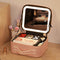 Nexa | Travel Makeup Bag with Adjustable LED Mirror for Organized Beauty Essentials