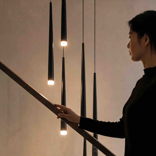 NordicAura | Elegant Adjustable Flush Mount Ceiling Light in Premium Iron and Acrylic 3