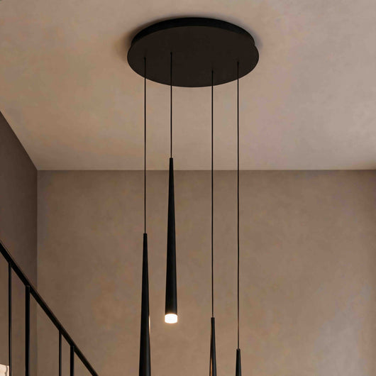 NordicAura | Elegant Adjustable Flush Mount Ceiling Light in Premium Iron and Acrylic 8