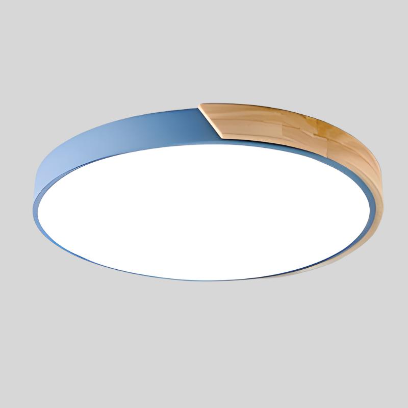 NordicAura | Elegant Minimalist Flush Mount Ceiling Light with Wooden Finish 11
