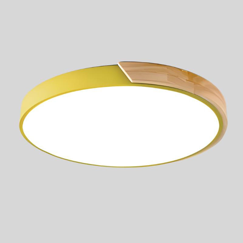 NordicAura | Elegant Minimalist Flush Mount Ceiling Light with Wooden Finish 16