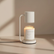 NordicGlow | Elegant Dual-Purpose Candle Warmer Lamp with Ambient Lighting + Metal and Glass