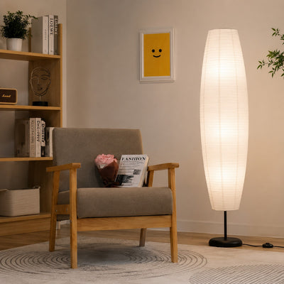 NordicGlow | Elegant Modern Black Floor Lamp for Living Room 8