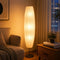 NordicGlow | Elegant Modern Black Floor Lamp for Living Room