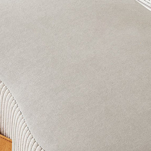 Nordic Footstool Ottoman | Solid Wood Frame, Portable Tech Fabric | Versatile Living Room & Bedroom Accessory 6