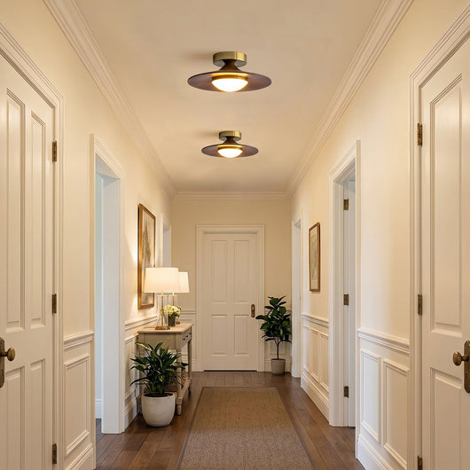 OlavLight | Elegant Modern Flush Mount Ceiling Light Fixture with LED 2