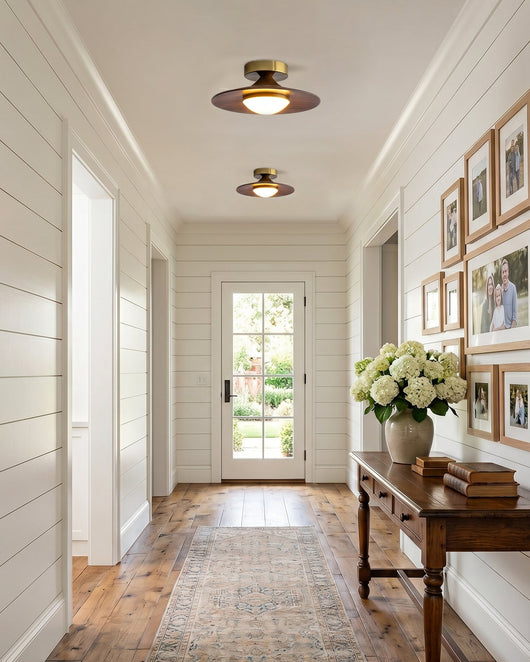 OlavLight | Elegant Modern Flush Mount Ceiling Light Fixture with LED 5