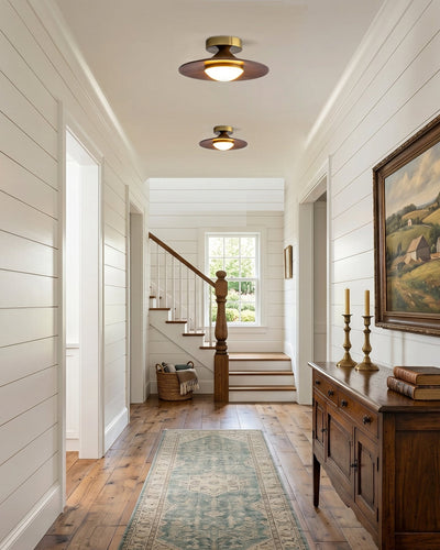 OlavLight | Elegant Modern Flush Mount Ceiling Light Fixture with LED 6