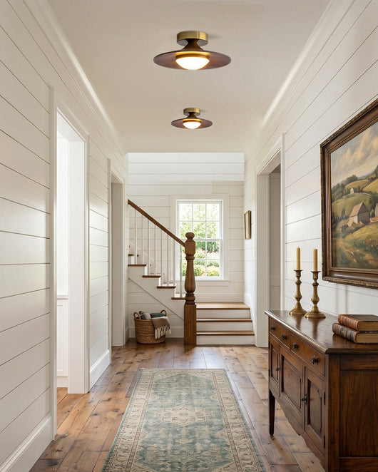OlavLight | Elegant Modern Flush Mount Ceiling Light Fixture with LED 6