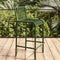 Outdoor Bar Stool | Iron Frame | Minimalist Armless Design | Perfect for Garden and Patio