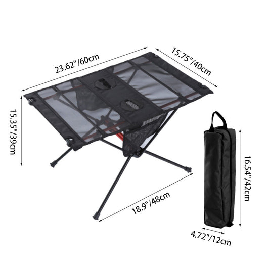 Outdoor Coffee Table | Aluminum Alloy | Portable Folding Design | Perfect for Garden and Picnics 3