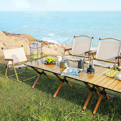 Outdoor Coffee Table | Carbon Steel | Foldable Minimalist Design | Perfect for Garden Use 1