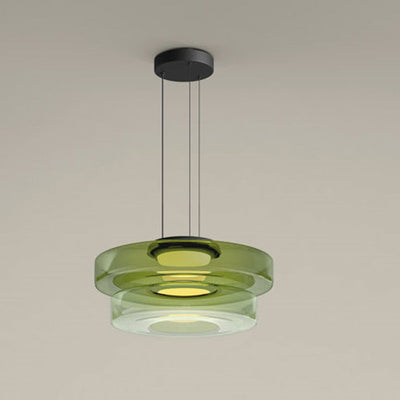 Parallax | Dynamic Tiered Glass Pendant Light for Modern Kitchen Spaces 14