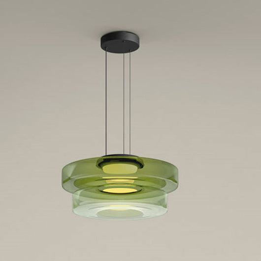 Parallax | Dynamic Tiered Glass Pendant Light for Modern Kitchen Spaces 14