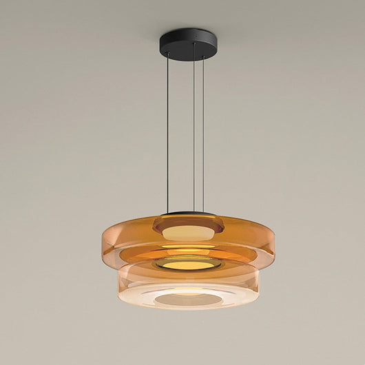 Parallax | Dynamic Tiered Glass Pendant Light for Modern Kitchen Spaces 15