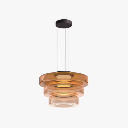 Parallax | Dynamic Tiered Glass Pendant Light for Modern Kitchen Spaces 1