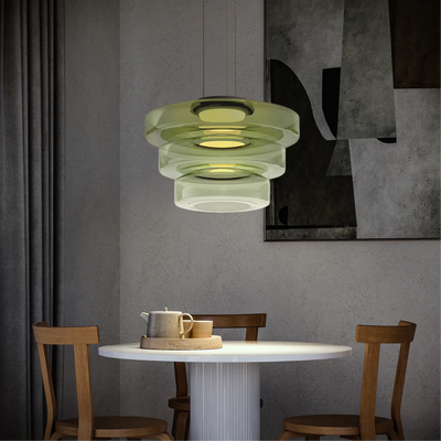 Parallax | Dynamic Tiered Glass Pendant Light for Modern Kitchen Spaces 2