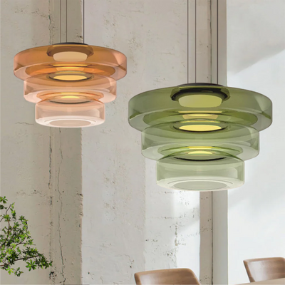 Parallax | Dynamic Tiered Glass Pendant Light for Modern Kitchen Spaces 5