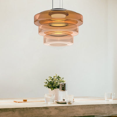 Parallax | Dynamic Tiered Glass Pendant Light for Modern Kitchen Spaces 6