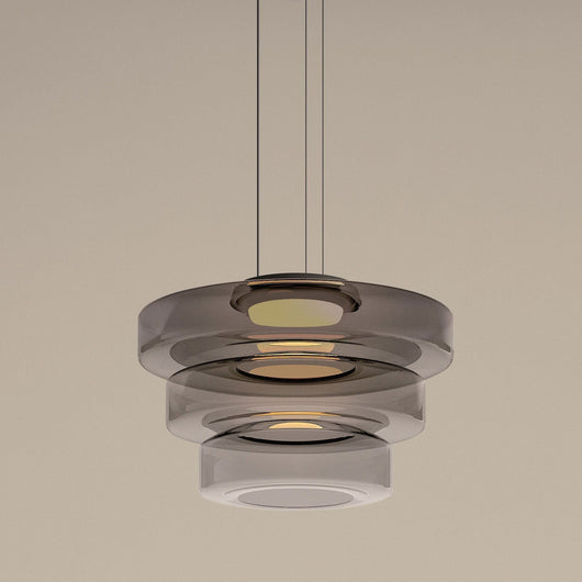 Parallax | Dynamic Tiered Glass Pendant Light for Modern Kitchen Spaces 9