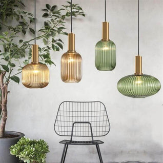 Pendant Light | Modern Glass Lantern | Adjustable Height | Stylish Illumination for Any Room
