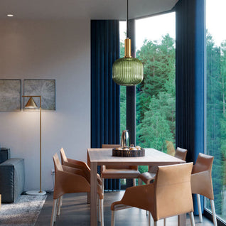 Pendant Light | Modern Glass Lantern | Adjustable Height | Stylish Illumination for Any Room