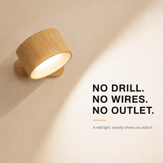 PivotLight | Modern Magnetic Rechargeable Wall Lamp with Touch Control 1