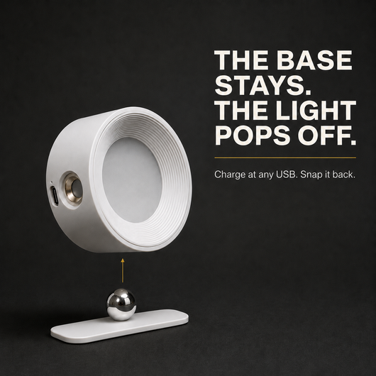 PivotLight | Modern Magnetic Rechargeable Wall Lamp with Touch Control 2